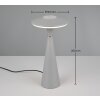 Reality TORREZ Table lamp LED grey, 1-light source