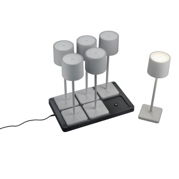 Reality Fernandez Table lamp LED grey, 1-light source