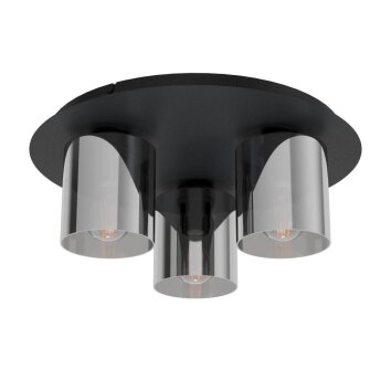 Eglo GOROSIBA Ceiling Light black, 3-light sources