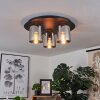 KLEMTOO Ceiling Light black, 3-light sources