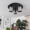 KLEMTOO Ceiling Light black, 3-light sources