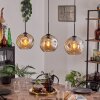 Ripoll hanging light Amber, 3-light sources