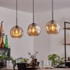 Ripoll hanging light Amber, 3-light sources
