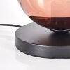 Apedo table lamp clear, coppery, 1-light source