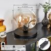 Ripoll table lamp black, 1-light source