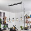 Ripoll pendant light black, 4-light sources