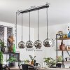 Ripoll pendant light black, 4-light sources