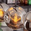 Ripoll pendant light black, 4-light sources