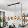 Ripoll pendant light black, 4-light sources