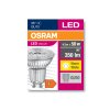 Osram lights GU10 LED 4.3 Watt warm white 350 Lumen