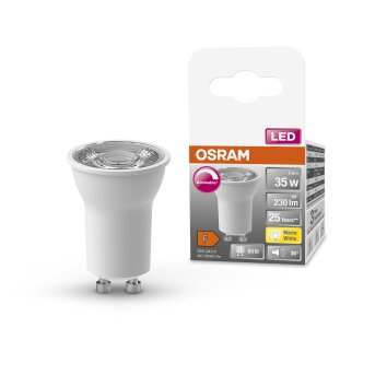 Osram lights GU10 LED 3 Watt warm white dimmable 230 Lumen