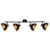 spotlight tube Brilliant Layton black, 4-light sources