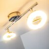 Paris ceiling spotlight LED chrome, 2-light sources