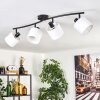 Granja ceiling light black, 4-light sources