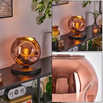 Ripoll table lamp coppery, 1-light source