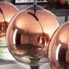 Koyoto pendant light clear, coppery, 4-light sources