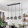 Oravi pendant light black, 4-light sources
