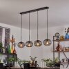 Oravi pendant light black, 4-light sources