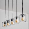 Lauden pendant light black, 5-light sources