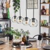 Ripoll pendant light black, 4-light sources