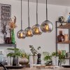 Ripoll pendant light black, 4-light sources
