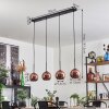 Koyoto pendant light black, 4-light sources