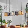 Lauden pendant light black, 5-light sources