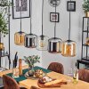 Lauden pendant light black, 5-light sources