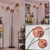Koyoto floor lamp black, 3-light sources