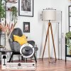 Bassagoda floor lamp, Reading light Ecru, black, 1-light source