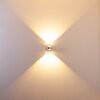 Indore wall light LED aluminium, 2-light sources