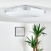 Corinth Ceiling Light LED silver, 1-light source, Remote control