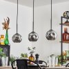 Ripoll pendant light Smoke-coloured, 3-light sources