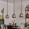 Ripoll pendant light Smoke-coloured, 3-light sources