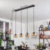 Ripoll pendant light Amber, 4-light sources
