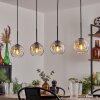 Ripoll pendant light Amber, clear, 4-light sources