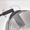 Gastor floor lamp Amber, clear, Smoke-coloured, 3-light sources