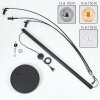 Gastor floor lamp Amber, clear, Smoke-coloured, 3-light sources
