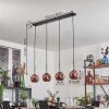 Ripoll pendant light coppery, 4-light sources