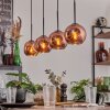 Ripoll pendant light coppery, 4-light sources
