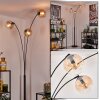 Gastor floor lamp Amber, clear, 3-light sources