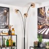 Gastor floor lamp Amber, clear, 3-light sources