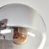 Gastor ceiling light 87 cm clear, Smoke-coloured, 8-light sources