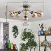 Gastor ceiling light 74 cm Amber, 6-light sources