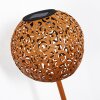Paradiski solar light LED rust-coloured, 1-light source