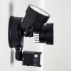EMMERLEV Outdoor Wall Light LED black, 2-light sources, Motion sensor