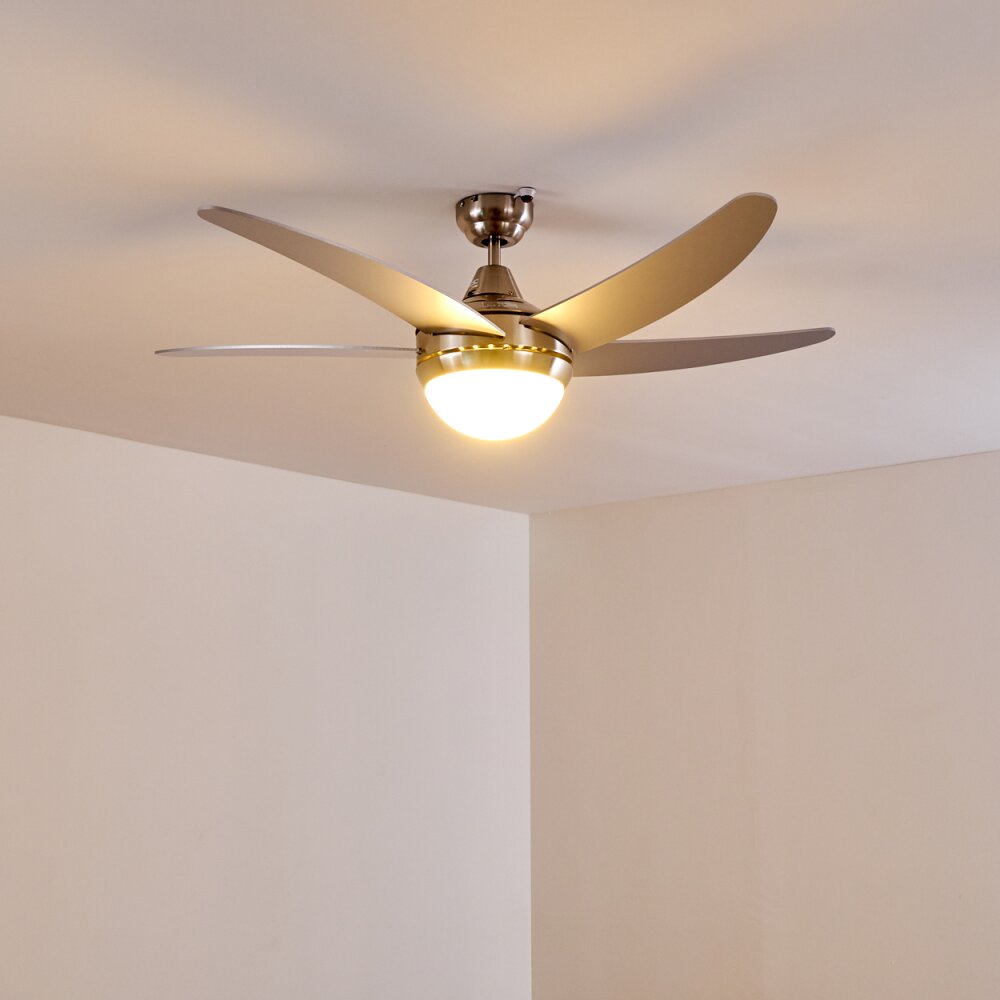 Ceiling Fan Morino matt nickel, silver H3013342