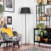 Bassagoda floor lamp black, white, 1-light source