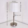 Neuville Table Lamp matt nickel, 1-light source