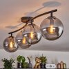 Gastor ceiling light Smoke-coloured, 4-light sources